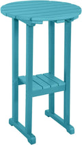 Sundale Outdoor 39 Inches Height Adirondack Bar Table, Patio HDPE Pub Height by SundaleOutdoor