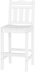nalone Outdoor Bar Stool, HDPE Tall Adirondack Chair Bar Chair, Weather by NALONE