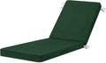 Chaise Lounge Cushions Outdoor, 4 Adjustable Ties Lounge Chair Cushions by HOMELYSIAN