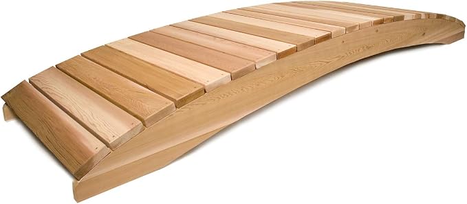 All Things Cedar FB144 Garden Bridge |12-Ft Cedar Wood Bridge by AllThingsCedar