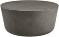 Modway Brion 34 Inch Round Concrete Coffee Table – Indoor/Outdoor Tapered by Modway