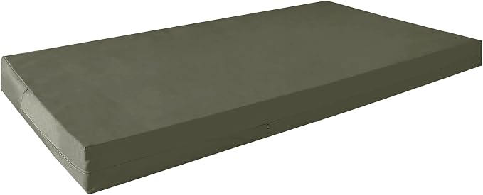 Twin Size Porch Swing Bed Mattress Cushion Cover, Waterproof Outdoor Daybed by Sqodok