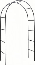 Garden Arch, Outdoor Flower Garden Arch Trellis, Sturdy Steel Arbor by ATRARTTOREAL