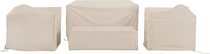 Crosley Furniture Patio Furniture Covers, Waterproof 4-Piece Cover Set by CrosleyFurniture