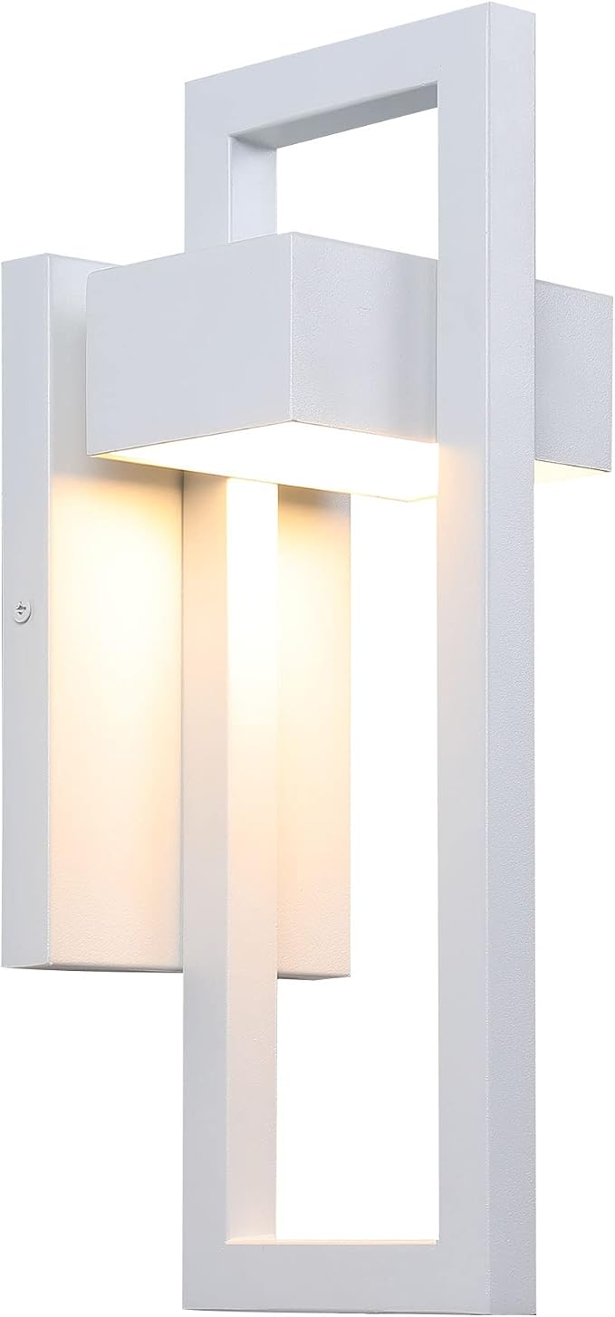 LamQee Outdoor Wall Lights Modern Exterior Lighting Fixtures, 3000K Integrated by LamQeeLights