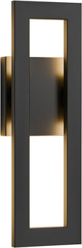 LamQee 14" Modern Outdoor Wall Lights, 3000K 1000LM Integrated LED Exterior by LamQeeLights