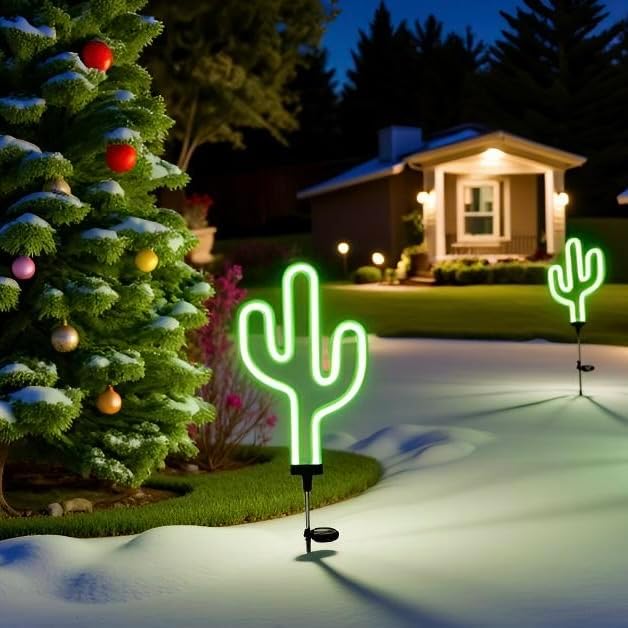 Solar Garden Stake Lights, Waterproof Landscape Light, Solar Landscape Path - Image 3