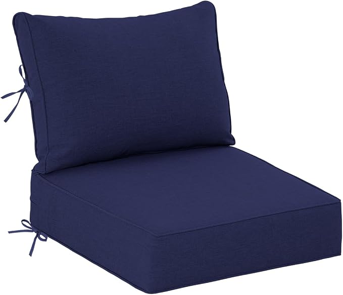 Sundale Outdoor Olefin Deep Seat Cushion, Patio Chair Cushion and Pillow by SundaleOutdoor