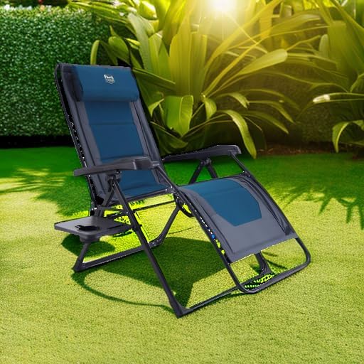Timber Ridge Zero Gravity Chair Oversized Recliner 350lbs Capacity Patio Lounge - Image 6