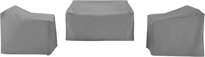 Crosley Furniture Patio Furniture Covers, Waterproof 3-Piece Cover Set - Image 2