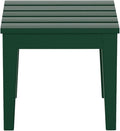 WestinTrends Ashore Outdoor Patio Modern Adirondack Side Table, Dark Green by WestinTrends