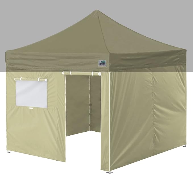 Eurmax USA Full Zippered Walls for 10 x 10 Easy Pop Up Canopy Tent, Enclosure by Eurmax