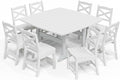 Outdoor Dining Set, HDPE 9-Piece Patio Table and Chairs Set, All-Weather by Unknown