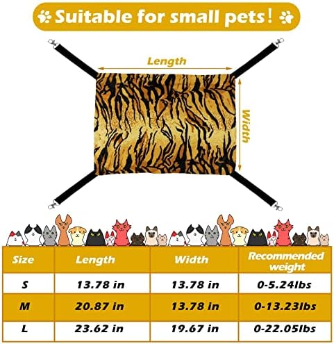 Jetec 2 Pack Cat Hammock for Cage, Catio Accessories Reversible Soft Cats Bed - Image 4