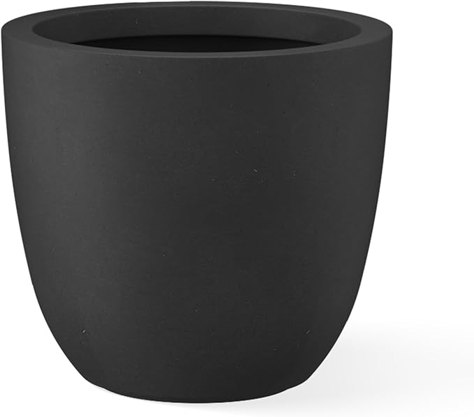 Kante 18 Inch Dia Round Concrete Planter, Indoor Outdoor Large Plant Pot by Kante
