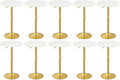 CLATINA Round Bar Pub Tables Set of 10, 360° Swivel High Top Cocktail Table by CLATINA