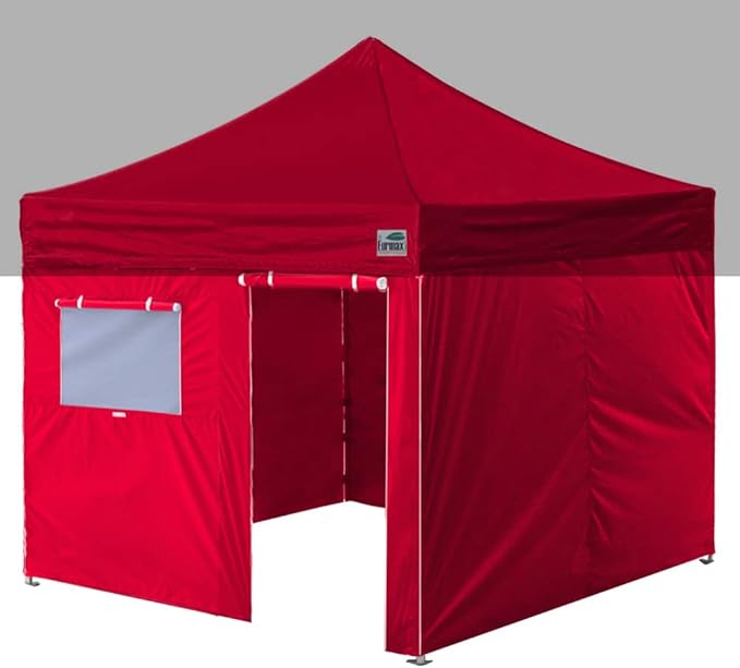 Eurmax USA Full Zippered Walls for 10 x 10 Easy Pop Up Canopy Tent, Enclosure by Eurmax
