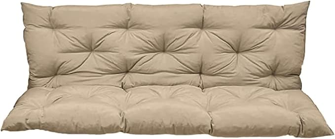 Outside Benches Cushion with Backrest, Thicken Waterproof Swing Cushions 2/3 by Unknown