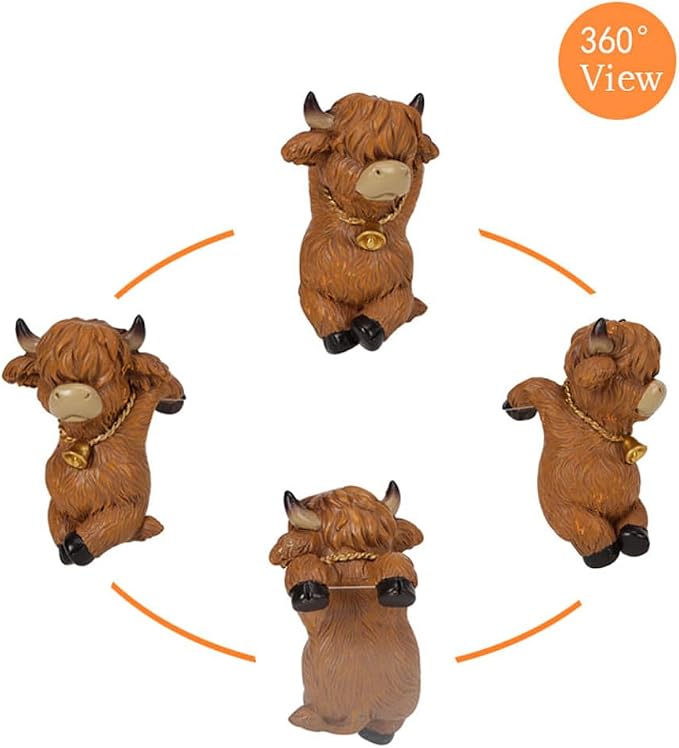 2-piece set Highland Cow Pot Huggers - Image 7