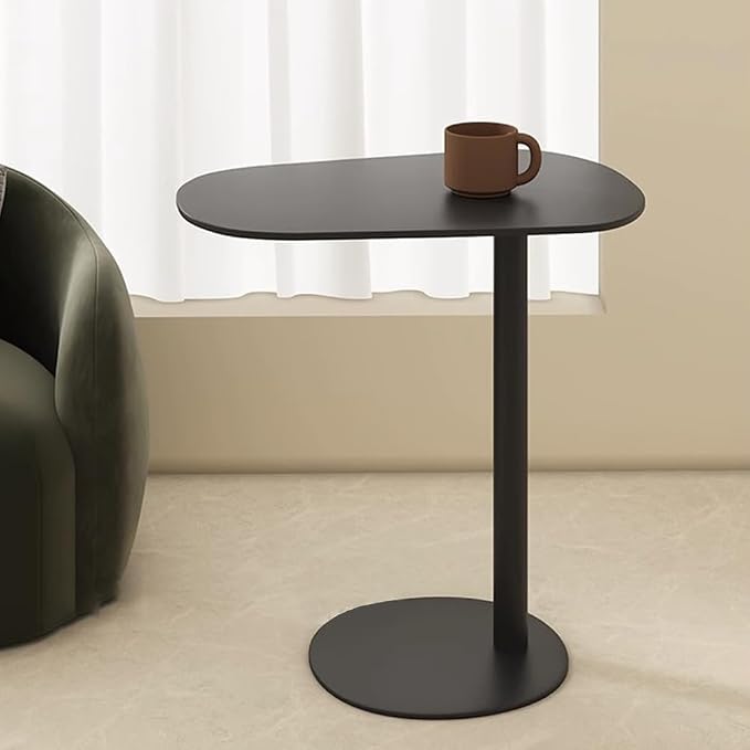 C Shaped Side Table End Coffee Tables, Aesthetics Minimalist Accent Tables - Image 8