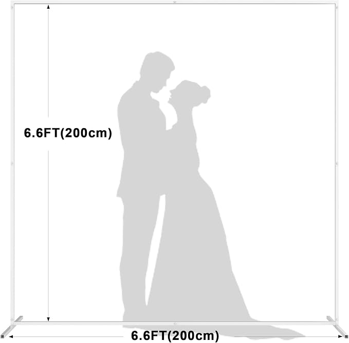 Wedding Arch Backdrop Stand 6.6x6.6 FT Square Wedding Arches - Image 2