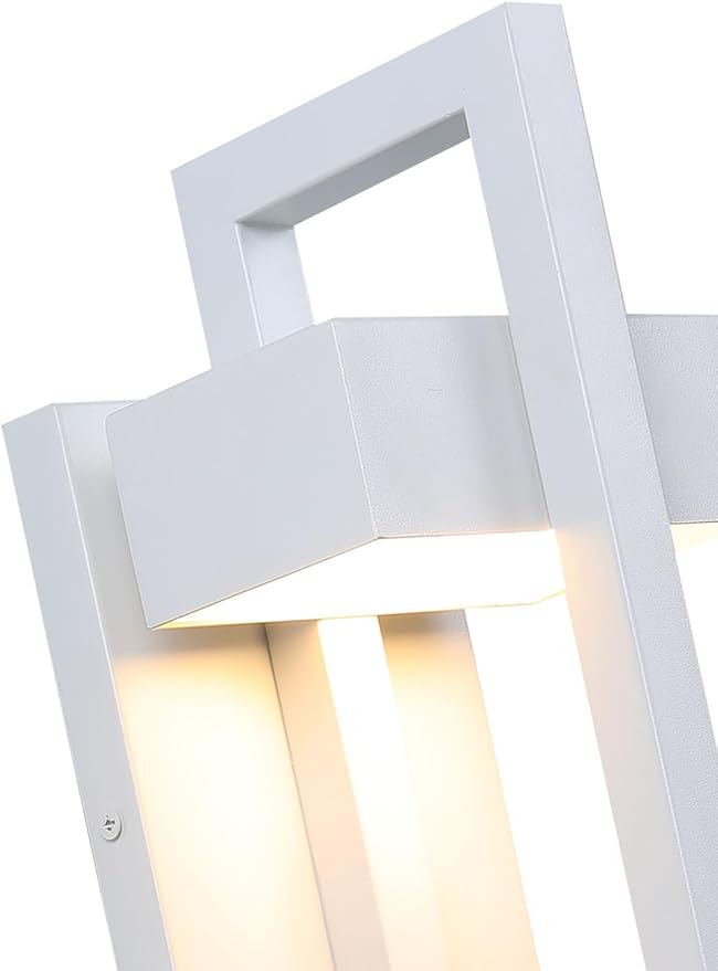 LamQee Outdoor Wall Lights Modern Exterior Lighting Fixtures, 3000K Integrated - Image 3