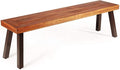 Giantex Acacia Wood Bnech, 3-Person Backless in/Outdoor Patio Dining Bench by Giantex