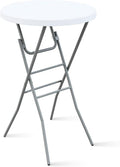 28” Round Folding Bar Table, High Top Cocktail Table by OutdoorOasisFurniture