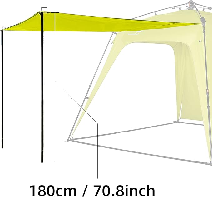 Pop Up Canopy Sun Shelters Shade Tent Camping Canopy 8.2' X 8.2' - Image 5