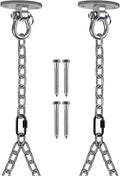 BeneLabel Set of 2 Heavy Duty Porch Swing Hanging Chain Kit, Hammock Hardware by BeneLabel