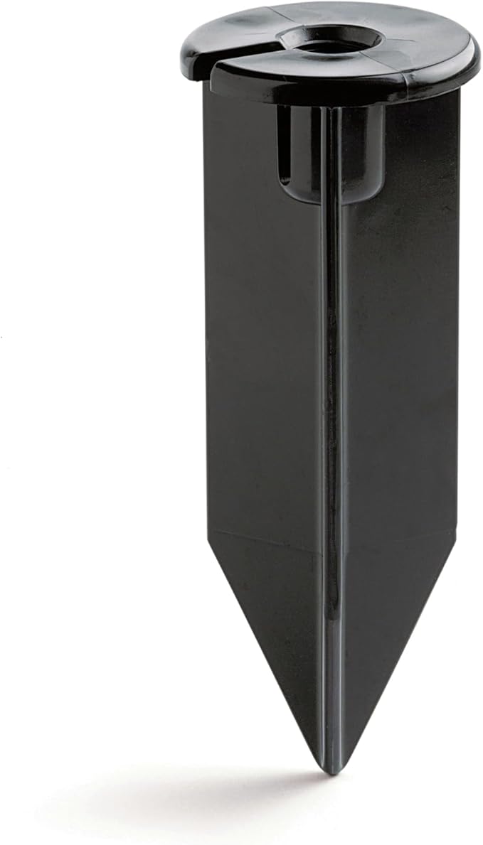 Kichler 8” Outdoor Landscape Light Stake in Black, Durable Ground Mount by Kichler
