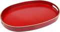 Spsyrine Red Plastic Serving Tray by Spsyrine