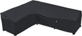 Heavy Duty Outdoor Sectional Sofa Cover, Lawn Patio Furniture Cover by Flexiyard