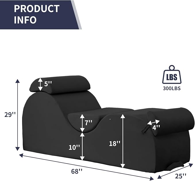 ijuicy Sleek Chaise Lounge Chair - Image 2