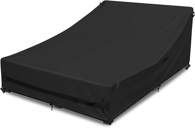 Outdoor Daybed Cover Heavy Duty 600D Weather-Resistant Waterproof Patio Sunbed by Unknown