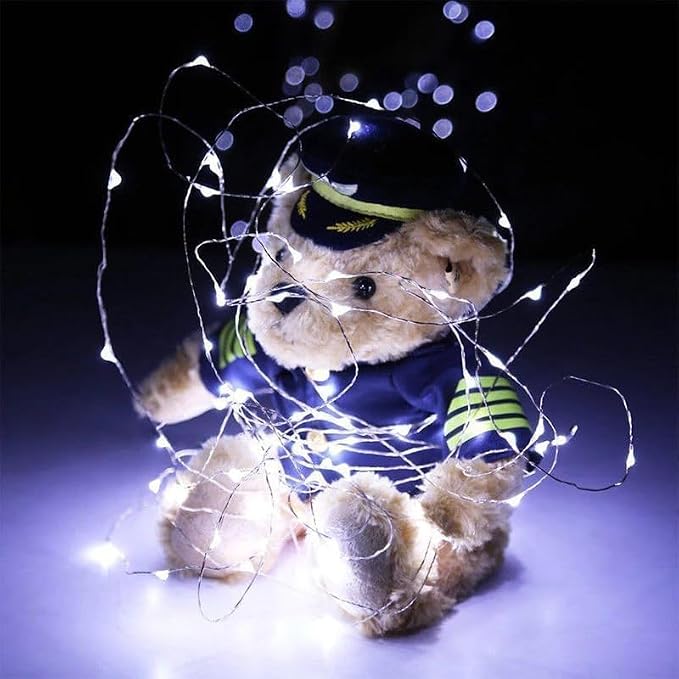 4Pack 80Ft 240LED Fairy Lights Battery Operated - Image 2