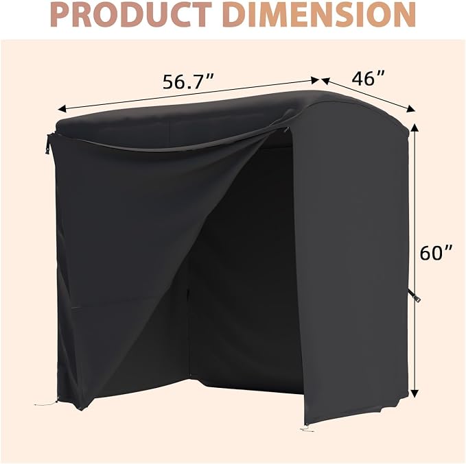 AECOJOY 2-Seat Outdoor Patio Swing Chair - Image 6