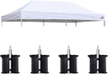 Eurmax USA 10x20 Pop Up Canopy Replacement Canopy Tent Top Cover, Instant by Eurmax