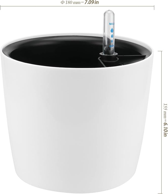 5 Pack 7 Inch Self Watering Planter - Image 2