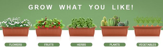 Suyncll Vertical Raised Garden Bed Planter Box, 5 Tiers Vertical Garden Planter - Image 9