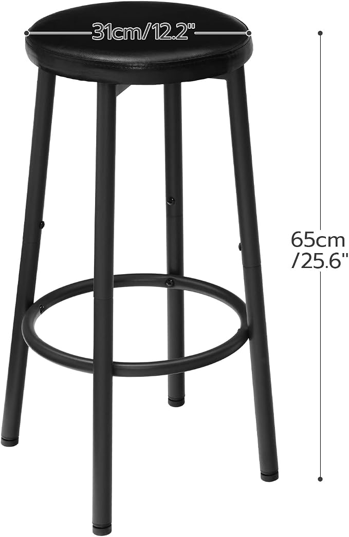 HOOBRO Bar Stools Set of 2, Bar Stools - Image 3