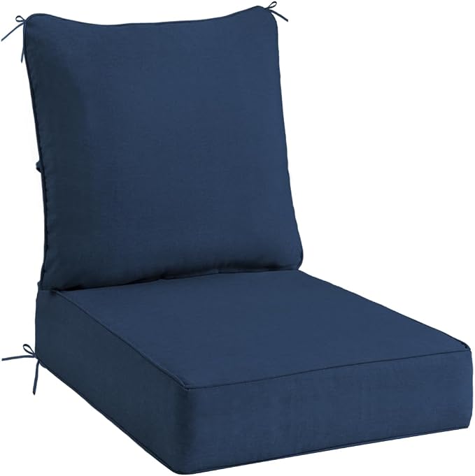 Sundale Outdoor Olefin Deep Seat Cushion, Patio Chair Cushion and Pillow by SundaleOutdoor