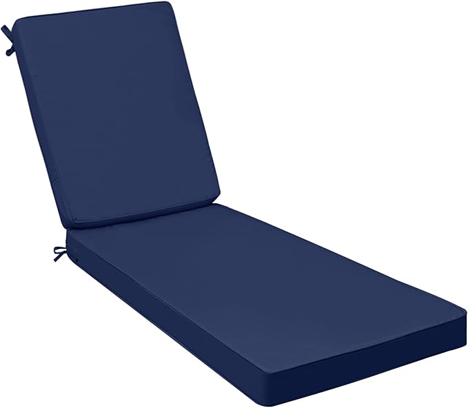 AAAAAcessories Outdoor Chaise Lounge Cushions, Waterproof Patio Furniture by AAAAAcessories