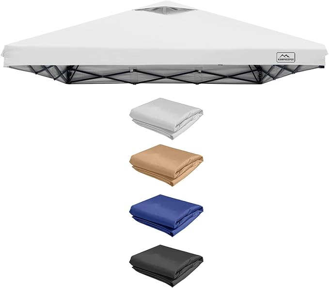 KAMPKEEPER Replacement Top Pop Up Canopy Tent Cover Roof by KAMPKEEPER