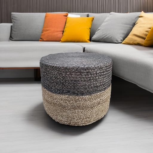 S & L Homes Pouf Ottoman - Image 6