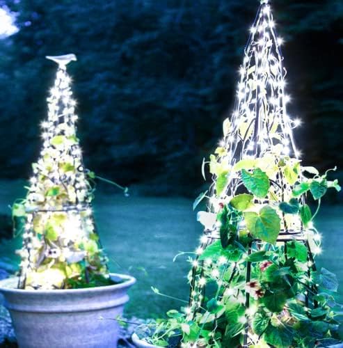 suddus Solar Fairy Lights Outdoor Waterproof, 2 Pack 33ft 100 LED Solar Twinkle - Image 7