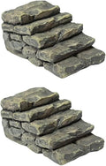 Mini Resin Bridge Stair Stone Straight Bridge Stairs Stone Steps Garden Fairy by Unknown
