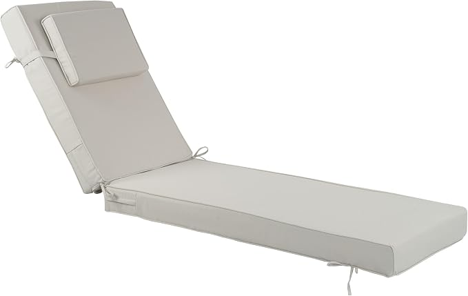 Chaise Lounge Cushions Outdoor 72x21x4 Inch, Patio Lounger Chair Cushion by Unknown