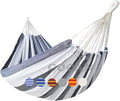 Brazilian Double Hammock 2 Person Extra Large Canvas Cotton Hammock by GOCAN