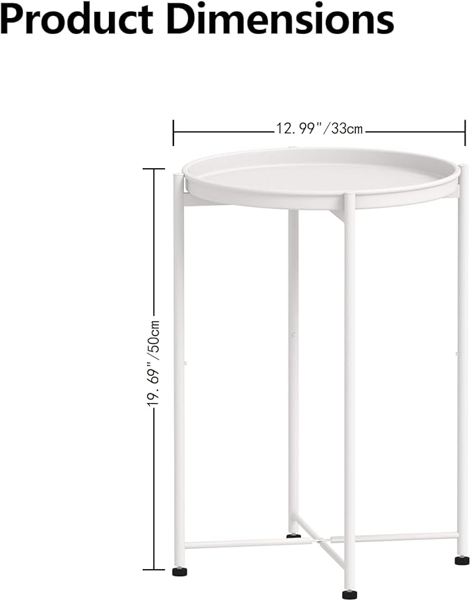 Garden 4 you Small Side Table, Tray Table - Image 2